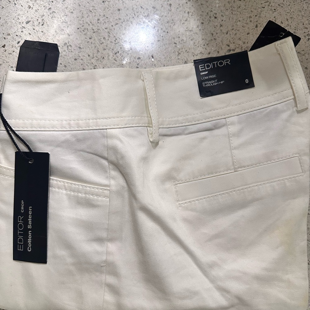 Express Editor White Chinos